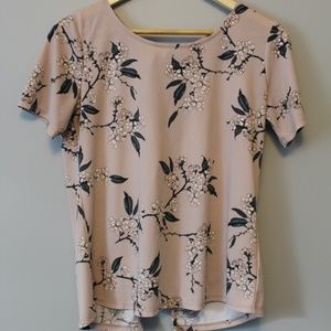 Dynamite short sleeve with back ties